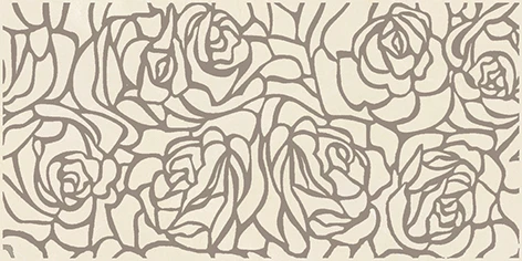 Serenity Rosas Декор кремовый 08-03-37-1349 20х40
