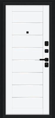 Техно/SBlack (цвет Букле черное/White Silk)