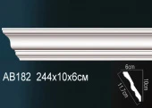 Карниз гладкий AB182