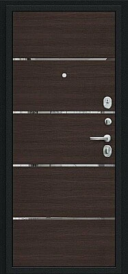 Лайн (цвет Букле черное/Wenge Veralinga)