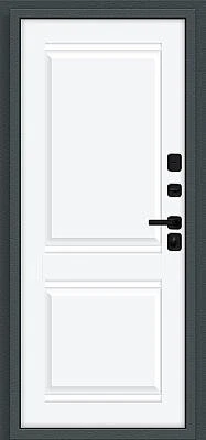 Некст МФ/SBlack (цвет Старк антрацит/White Silk)