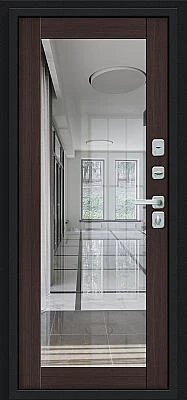 Флэш МФ/BChrome (цвет Букле черное/Wenge Melinga)