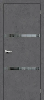 Браво-2.55 (цвет Slate Art / стекло Mirox Grey)