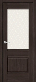Прима-3 (цвет Wenge Veralinga / стекло White Сrystal)