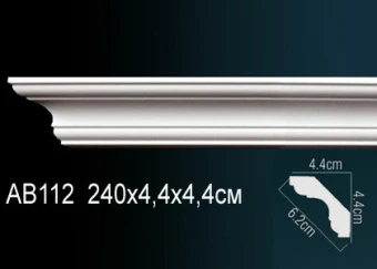 Карниз гладкий AB112F