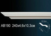 Карниз гладкий AB190