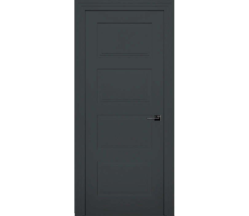 Дверь межкомнатная глухая Римини ДГ4 графит
