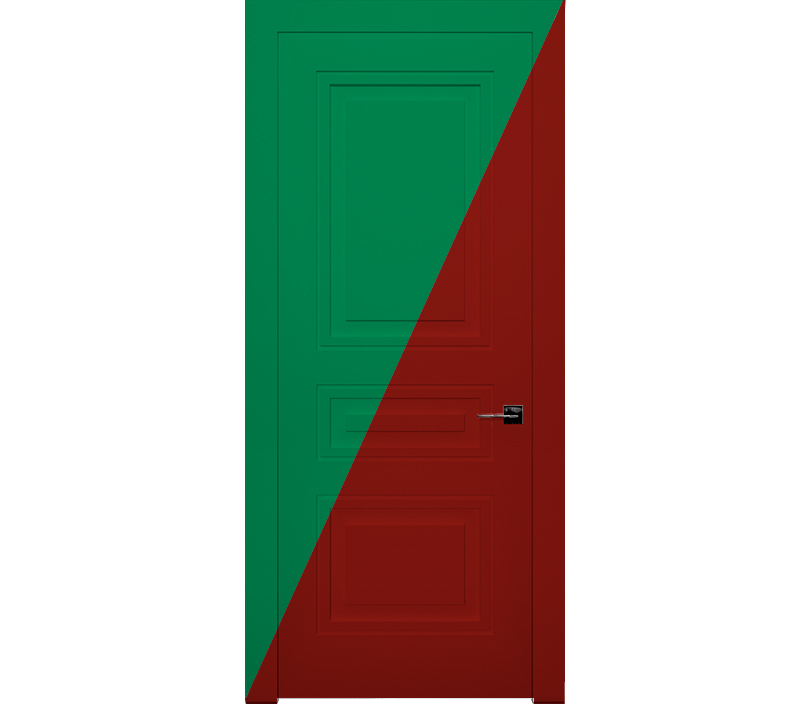 Дверь межкомнатная глухая в эмали Гранада ДГ3 цвет вишня