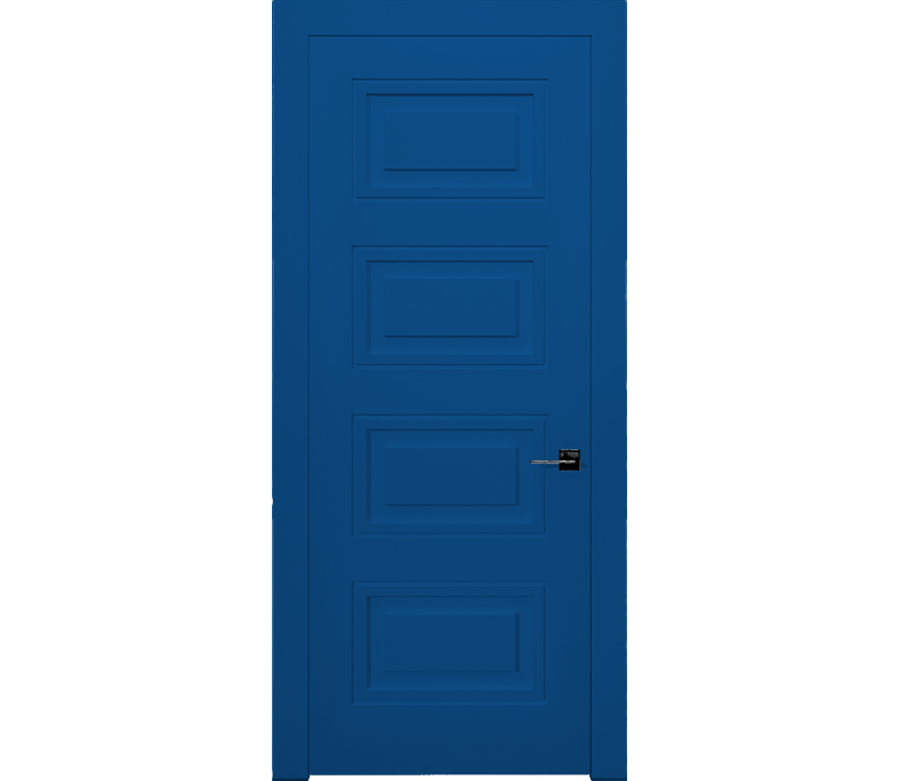 Дверь межкомнатная глухая в эмали Гранада ДГ4 синяя