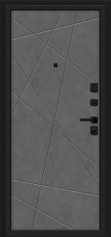 Граффити-5/SBlack (цвет Букле черное/Slate Art)