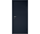 Влагостойкая дверь ПВХ EtaDoor глухая цвет антрацит одностворчатая с ПВХ кромкой